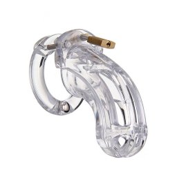 Erotic Love Toys The Curve Male Chastity Cage - Clear