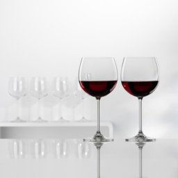Bohemia Clara Burgundy Wine Glasses 570ml Box of 6