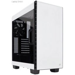 Corsair Carbide series 400 Clear White ATX PC Chassis with black interior