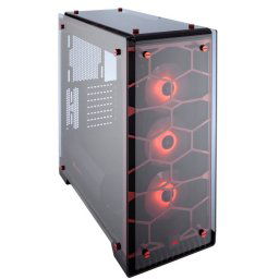 Corsair Crystal series 570X ATX PC Chassis with RED colour scheme
