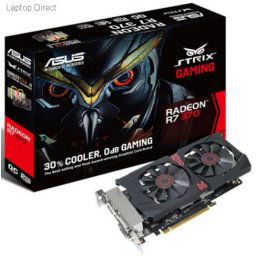 Asus R7-370 Strix 2Gb DDR5 256bit 4 channel Graphics Card