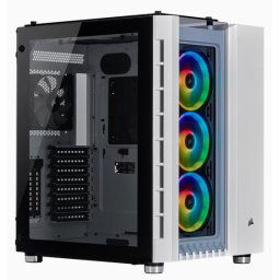 Corsair Crystal Series 680X White RGB E-ATX Chassis with Tempered Glass Side Panel