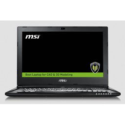 MSI WS60-6QH 6th gen Workstation Notebook Intel Quad i5-6300HQ 2.30Ghz 8GB 1TB 15.6" FULL HD M600M 2GB BT Win 10 Pro