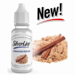Capella Cinnamon Sugar Silverline Series 10ml Concentrated Flavor for Eliquid Self Mixing
