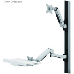 Aavara W8812 Wall-mount rail system for 1x Display + 1x Keyboard