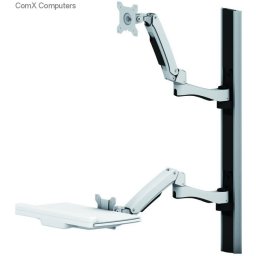 Aavara W8822 Wall-mount rail system for 1x display + 1x Keyboard
