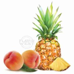 Flavor West Pineapple Peach 10ml Concentrated Flavor for Eliquid Self Mixing