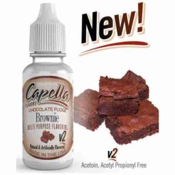 Capella Chocolate Fudge Brownie v2 10ml Concentrated Flavor for Eliquid Self Mixing