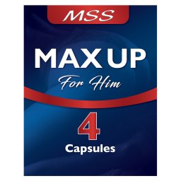 MSS Male Max Up 4 x 500 mg Capsules