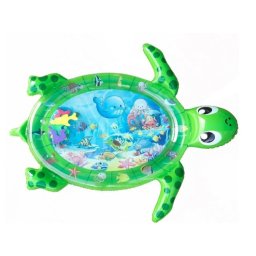 Tummy Time Turtle Water Baby Play Mat Inflatable Green