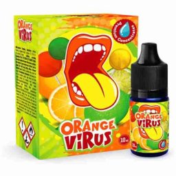 Big Mouth Orange Virus 10ml One Shot Concentrated Flavour Makes 100ml Eliquid