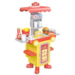 Time2Play Hamburger Fast Food Bus Set Red