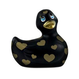 I Rub My Duckie Romance Black & Gold | Bath or Shower Vibrator
