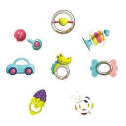 Time2Play Baby Hand Rattle Set 8 Pieces