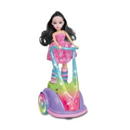 Time2Play Fashion Doll on Scooter with Music and Lights