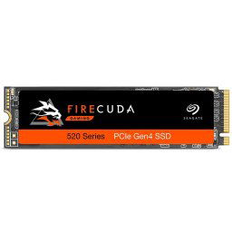 Seagate Firecuda 520 2Tb/2000Gb - nGff (M.2) 3D MLC SSD + SLC cache, NVMe PCIe (Gen4.0) x4 mode type 2280 - 22x80x2.38mm (Double sided)