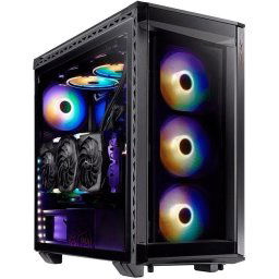 Adata XPG BattleCruiser Black EATX case with 4 Tempered Glass panels