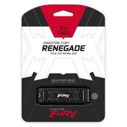 Kingston FurY Renegade series 1000Gb/1Tb - NGFF(M.2) 3D TLC SSD with NVMe PCIe (Gen4.0) x4 mode SSD, type 2280 - 23x80x2.21mm