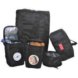 The Dog Travel Kit with Thermal Foil Lined Cooler Bags