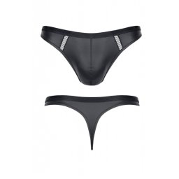 CRD Fetish Regnes Men's Thong - Black - Small / Black