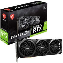 MSI nVidia Geforce RTX 3070 Ti Ventus 3x 8GB GDDR6x OC PCI-e 4.0 x16 Graphics card LHR, DP, HDMI