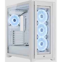Corsair iCUE 5000X RGB QL Edition True White Mid-Tower ATX Case