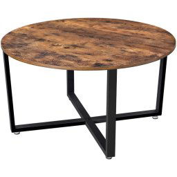 Bragg Boston Round Coffee Table, Brown