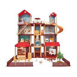 Time2Play DIY 4 Story Dream Doll House - 407 Pieces
