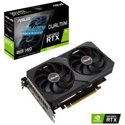 Asus Dual GeForce RTX 3060 Ti Mini 8GB GDDR6 256-bit Graphics Card
