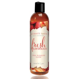 Intimate Earth - Natural Flavors Glide Fresh Strawberries 120 ml