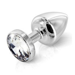Diogol - Anni Butt Plug Round Silver Plated 25 mm
