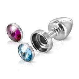 Diogol - Anni Butt Plug Magnet Pink & Blue 30 mm