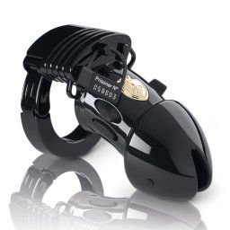 Mystim - Pubic Enemy No 1 Cock Cage Black Edition