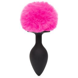 Happy Rabbit - Butt Plug Black & Pink Large