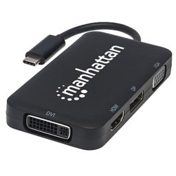 Manhattan USB-C 4-in-1 Audio Video Converter