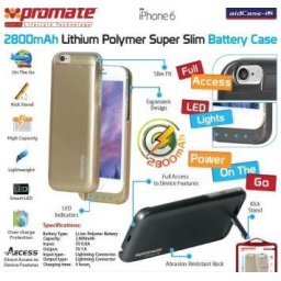 Promate aidCase-i6 2800mAh Lithium Polymer