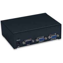 Manhattan VGA Monitor Splitter For 2 Monitor 350MHZ