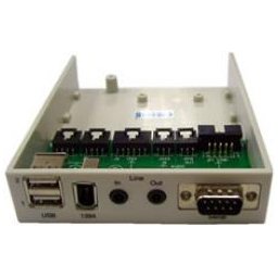 UniQue Multimedia Bay 2xUSB Port+1IEEE 1394 Port+Audio In