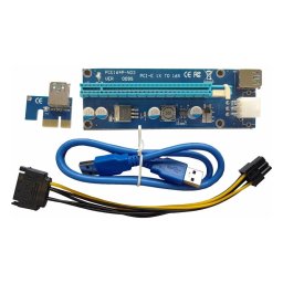 PCI-E Riser With 6 Pin - PCIE-5