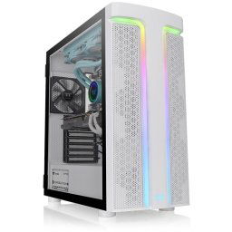 Thermaltake H590 Tempered Glass ARGB Mid Tower Chassis - White