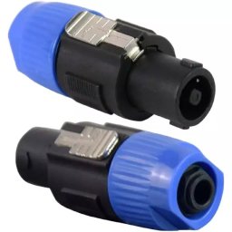 Male Speakon Connector to 6.35mm Female for Professional Microphone Audio Systems