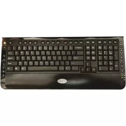 USB Multimedia Keyboard 23 Multimedia Quick keys Okion Freetronic Black