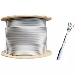 305 Meter CAT6E STP (Shielded / Screened) 23 AWG Gigabit Network Cable Roll