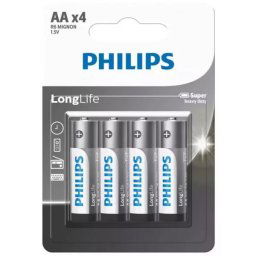 AA Long-life Batteries 4-Pack