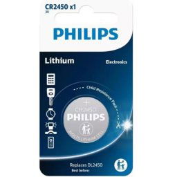 Lithium CR2450 Battery 24mm 3 Volt Coin Type Battery