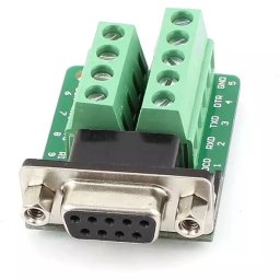 Serial DB9 RS232 to 9pin DB9-M2 / Serial RS232 to RS485 Adapter Screw-in