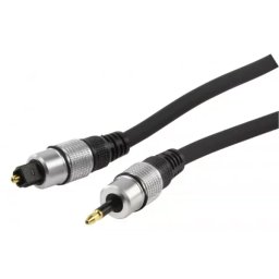 2 Meter Mini Optical Toslink to Optical Toslink Audio Cable Dolby Digital SPDIF Audio