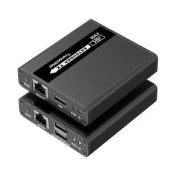 4K UltraHD 70 Meter HDR HDMI KVM Extender over CAT6 with Zero Latency HDMI Loop-out 3.5mm Audio