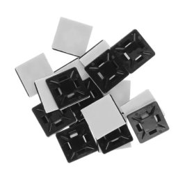 10 Pack Self-Adhesive Cable Tie Mount for Cable Management Cable Tie Cradle