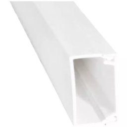 3 Meter PVC Trunking White 25mm x 16mm